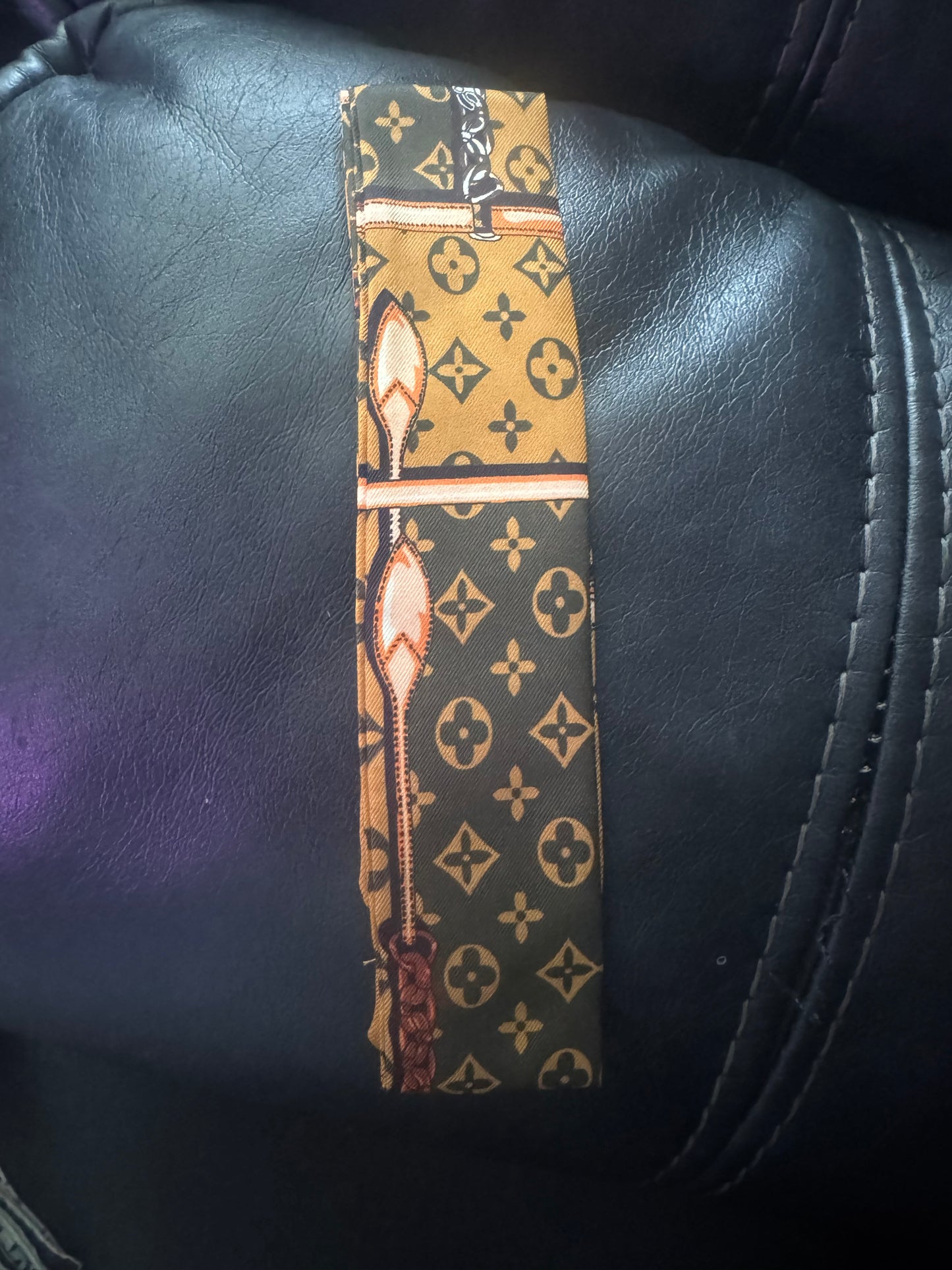 Brown Tie Headband