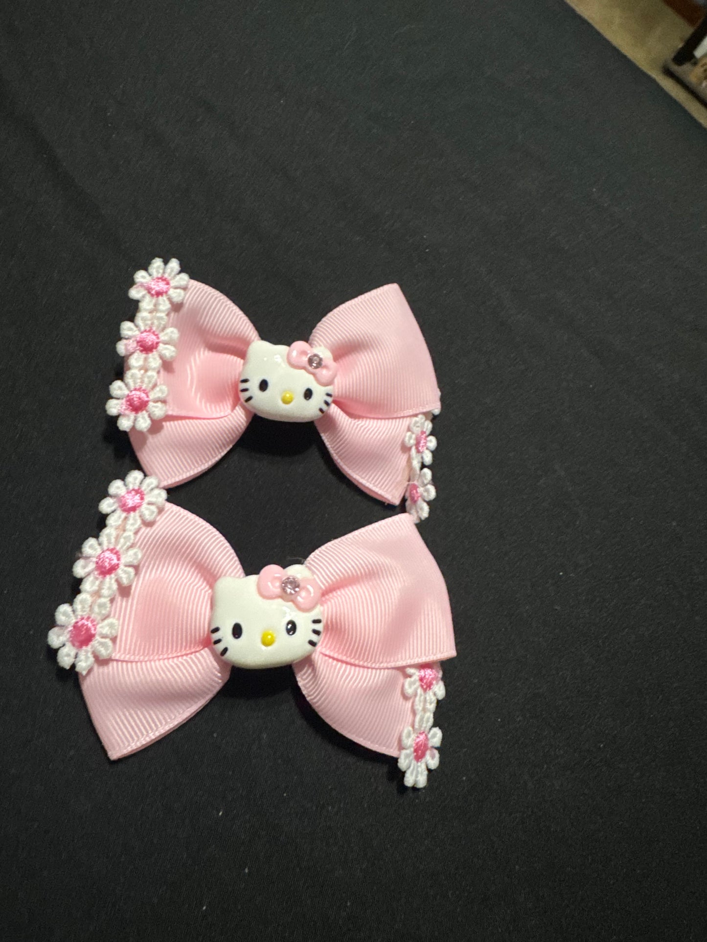 Hello Kitty Hair Bows