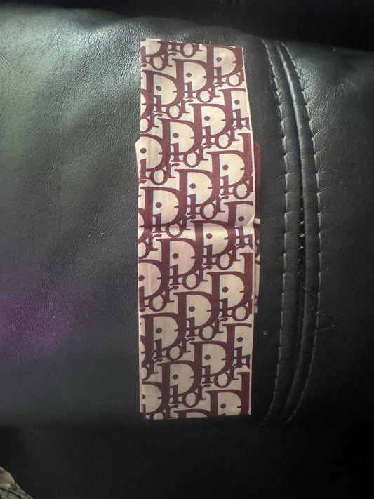 Burgundy Tie Headband