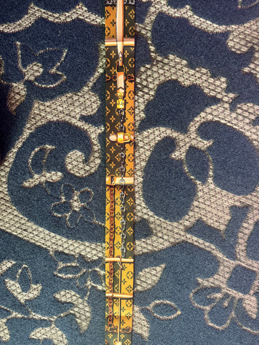 Brown Tie Headband