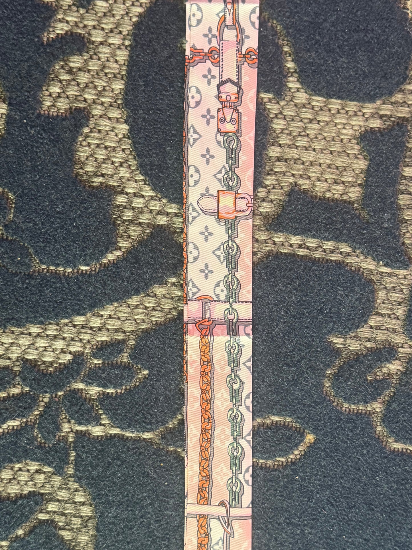 Pink Tie Headband