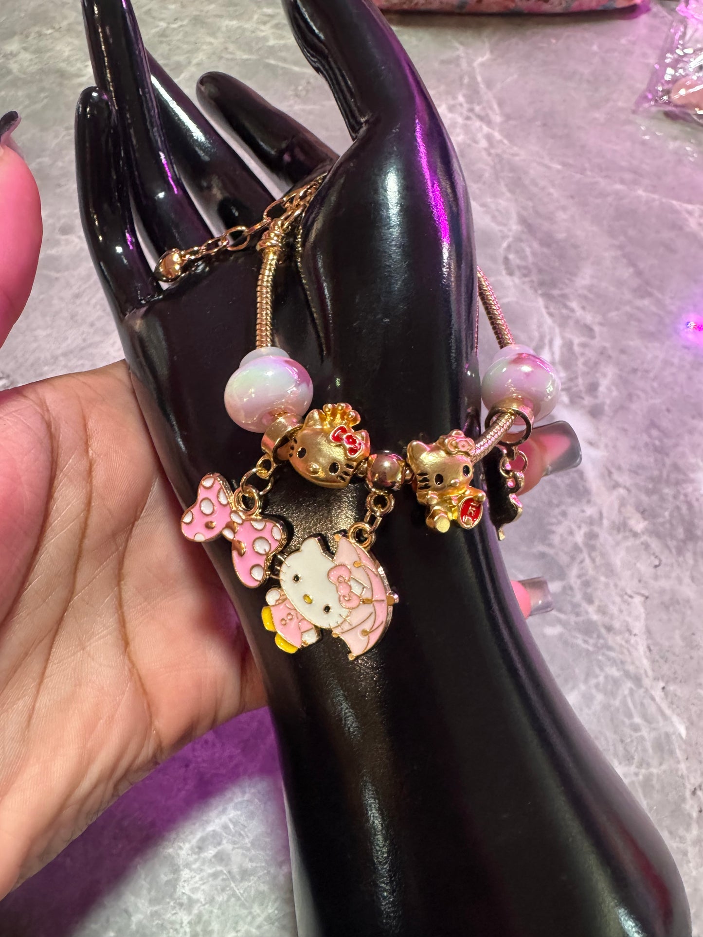 Kitty Glam Charm Bracelet