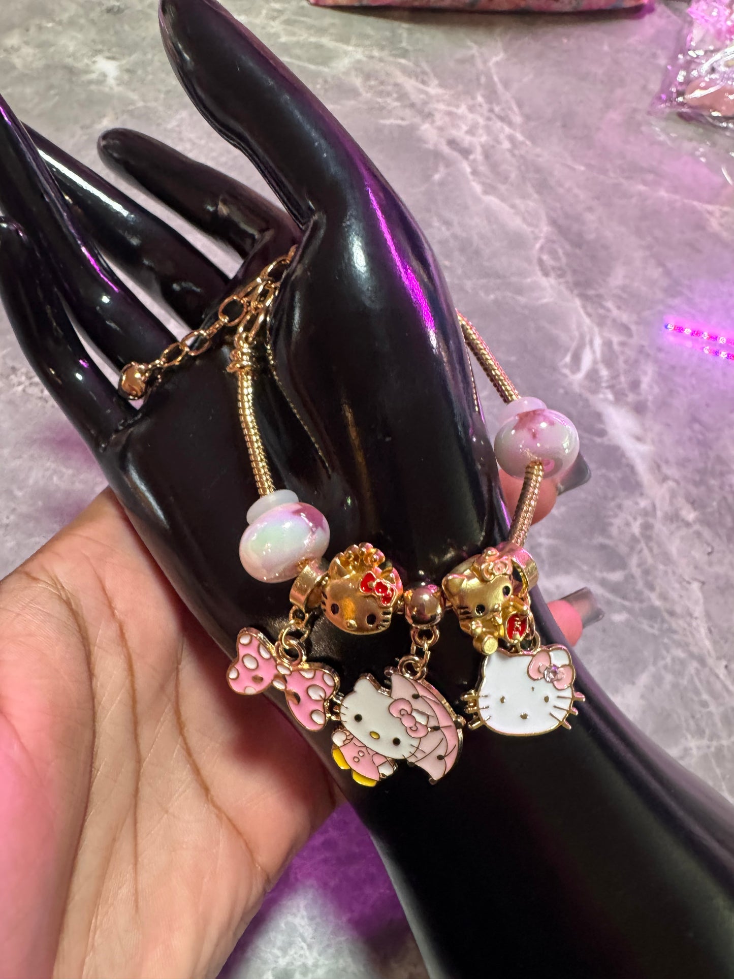 Kitty Glam Charm Bracelet