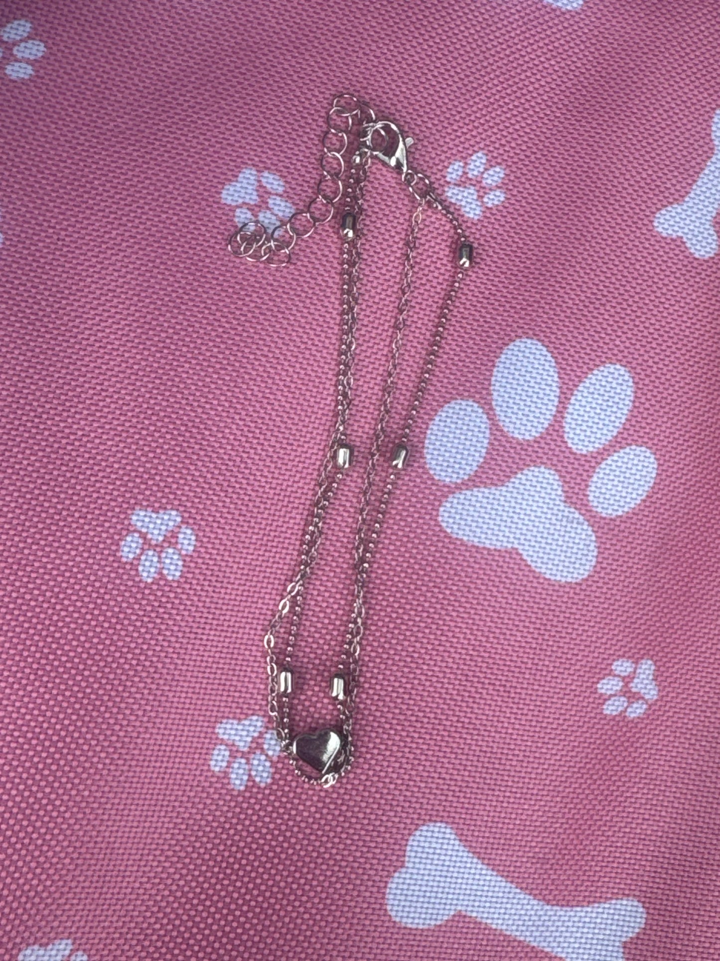Midnight Heart Anklet