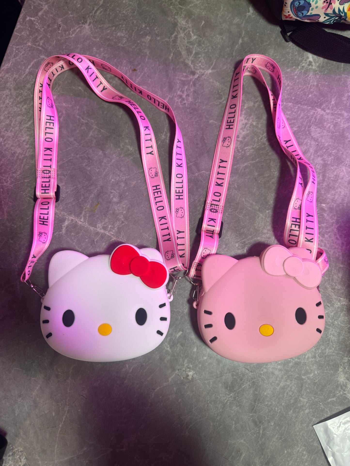 White Kitty Purse